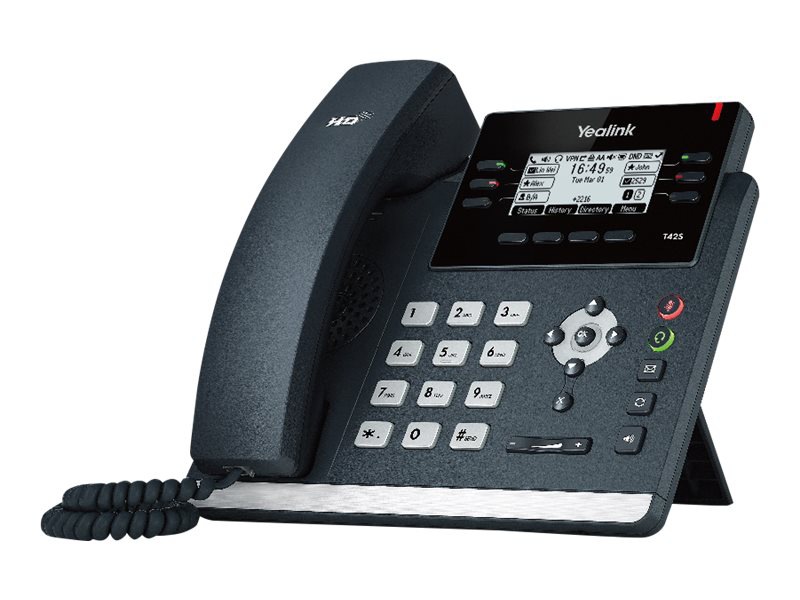 Yealink SIP-T42S - Skype for Business Edition - VoIP phone with caller ID -