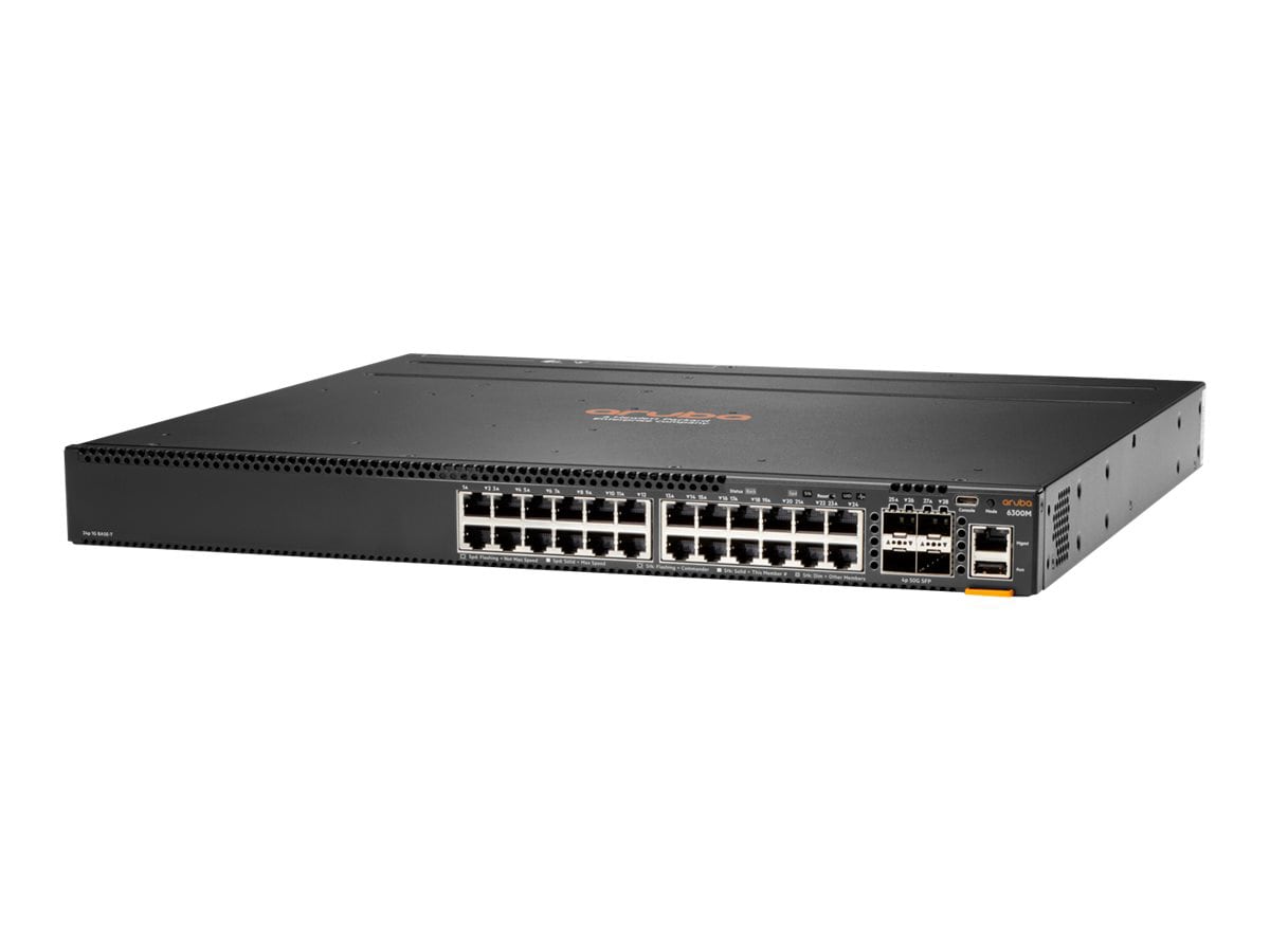Thumbnail 2 of 4 for HPE Aruba 6300M - switch - 24 ports - managed - rack-mountable