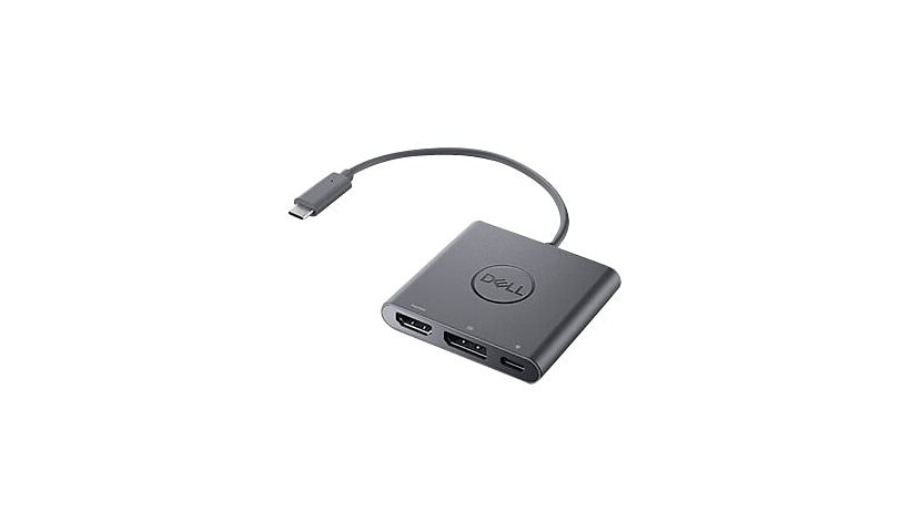 Dell Adapter USB-C to HDMI/DP with Power Pass-Through - adapter - DisplayPort / HDMI / USB - 7.1 in