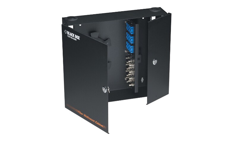 Black Box JPM400 Series Rackmount Fiber Enclosure Non-Locking - patch panel  housing (3 slots) - 1U - 19