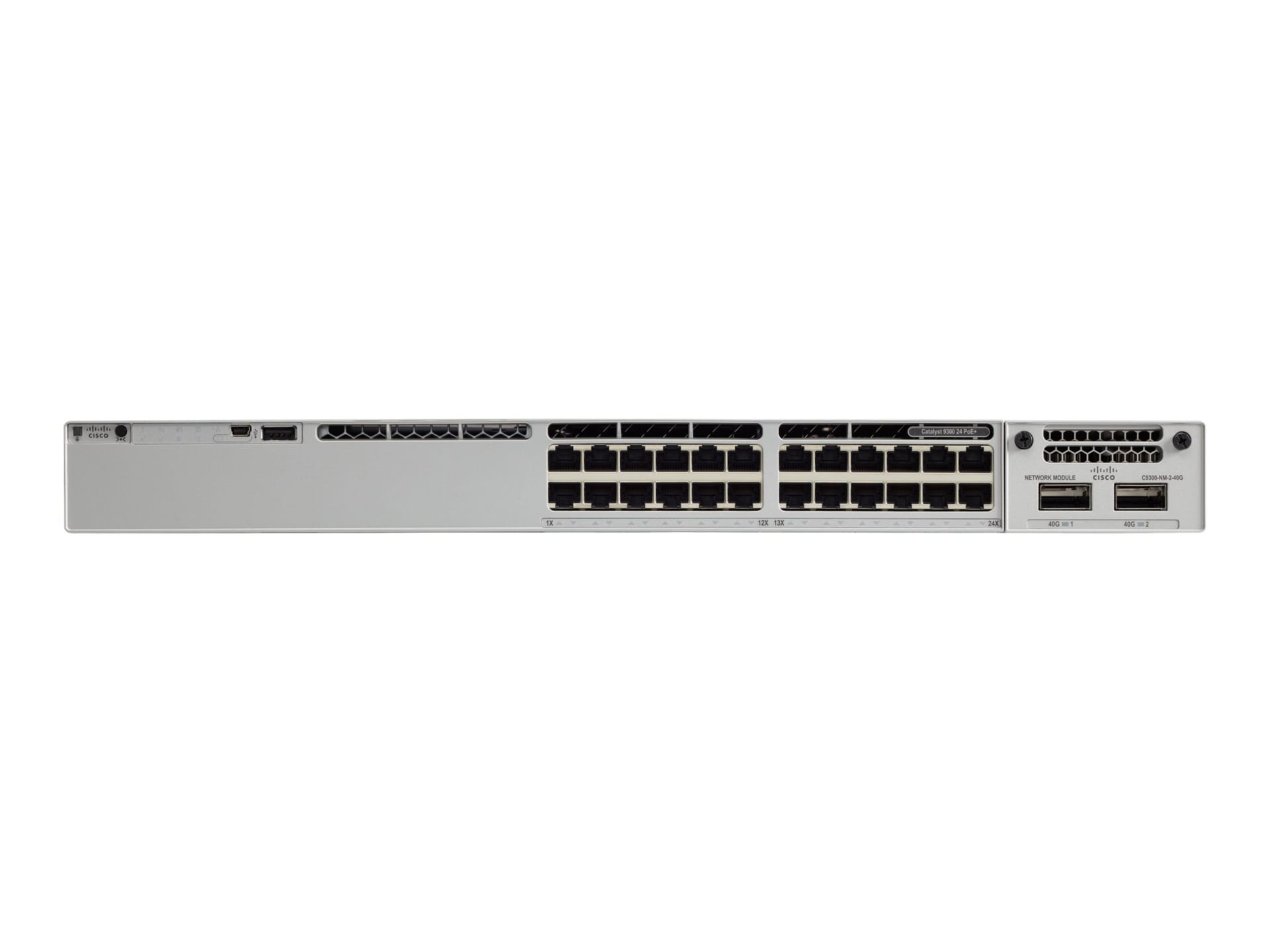 Cisco Catalyst 9300 - Network Advantage - switch - 24 ports - managed - rack-mountable