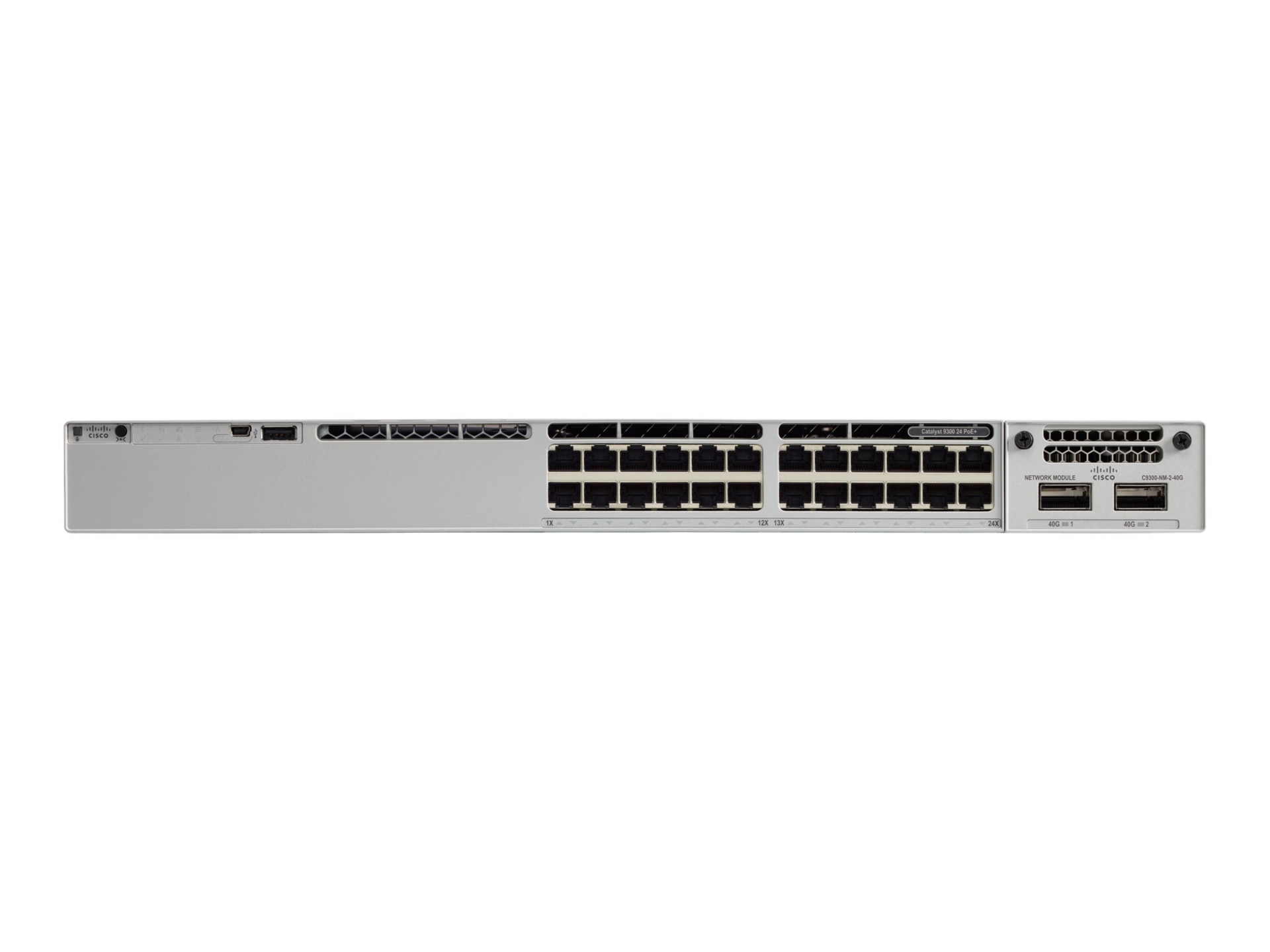 Cisco Catalyst 9300 - Network Advantage - switch - 24 ports - managed - rac