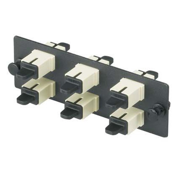 Panduit Patch Panel Insert with 6x SC Fibre Optic Adapters