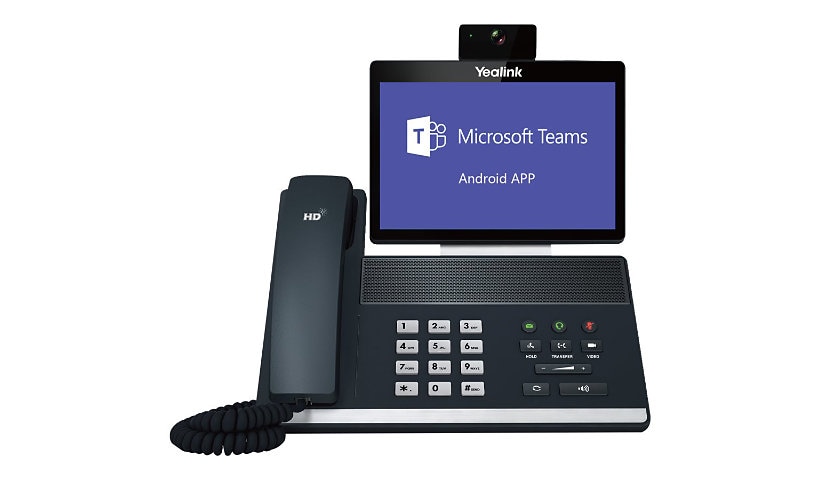 Yealink VP59 - IP video phone - with digital camera, Bluetooth interface with caller ID - 5-way call capability