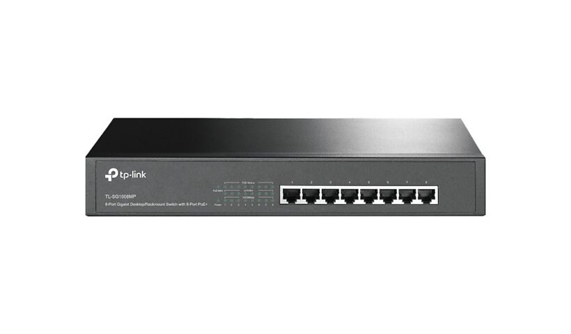TP-Link TL-SG1008MP - switch - 8 ports - unmanaged - rack-mountable