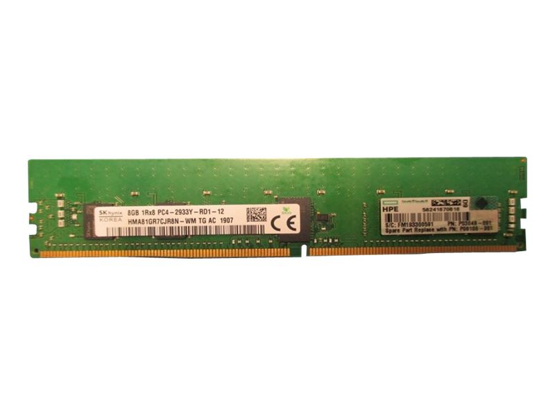 HPE SmartMemory - DDR4 - module - 8 GB - DIMM 288-pin - 2933 MHz / PC4-23400 - registered