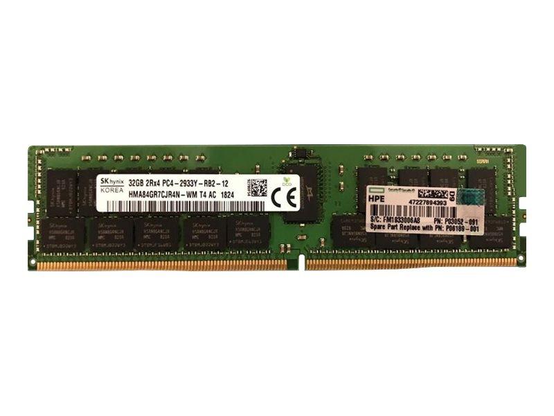 HPE SmartMemory - DDR4 - module - 32 GB - DIMM 288-pin - 2933 MHz / PC4-23400 - registered