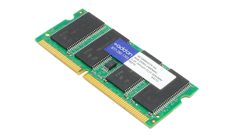 AddOn - DDR4 - module - 8 GB - SO-DIMM 260-pin - 2400 MHz / PC4-19200 - unbuffered
