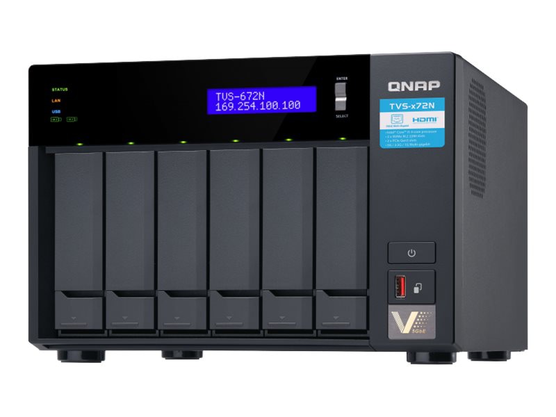 QNAP TVS-672N - NAS server