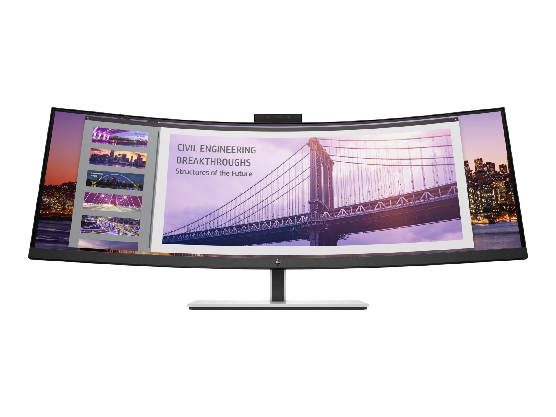HP S430c - LED monitor - curved - 43.4" - Smart Buy