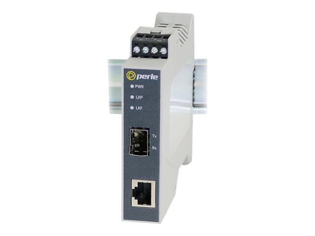 Perle SRS-1110-SFP - fiber media converter - 10Mb LAN, 100Mb LAN, GigE