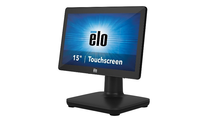 EloPOS System i3 - with I/O Hub Stand - all-in-one - Core i3 8100T 3.1 GHz - 8 GB - SSD 128 GB - LED 15.6"