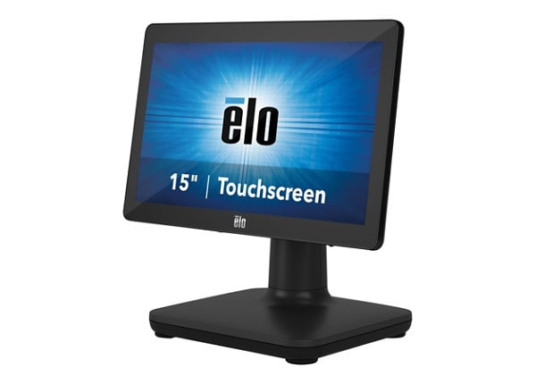 EloPOS System i3 - with I/O Hub Stand - all-in-one - Core i3 8100T 3.1 GHz - 8 GB - SSD 128 GB - LED 15.6"