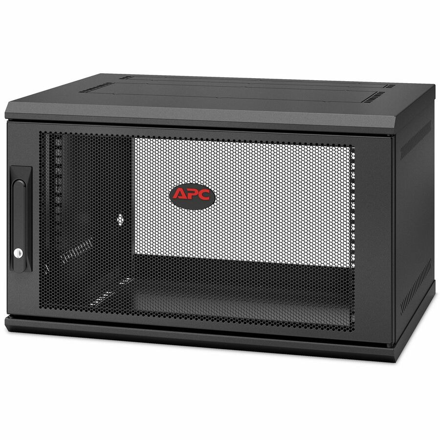 APC NetShelter 6U Wallmount Rack Enclosure Cabinet Switch Depth