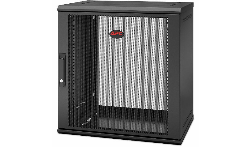 APC NetShelter 12U Wallmount Rack Enclosure Cabinet Switch Depth