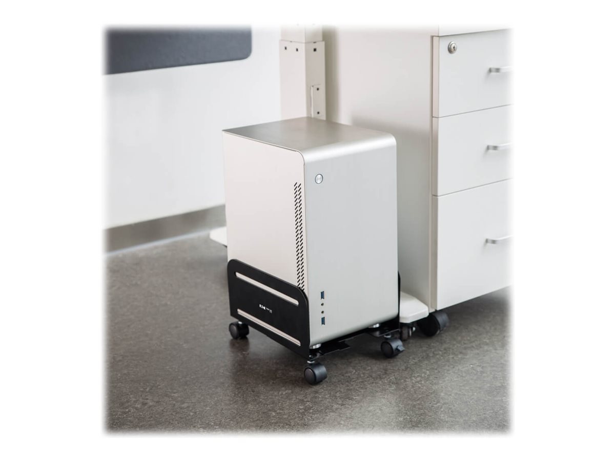 Thumbnail 6 of 7 for Eaton Tripp Lite Series Mobile CPU Caddy for Computer Towers - Width Adjustable, Locking Casters, Black - system cabinet