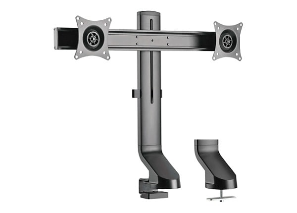 Tripp Lite Dual-Display Monitor Arm with Desk Clamp and Grommet Height  Adjustable, 17