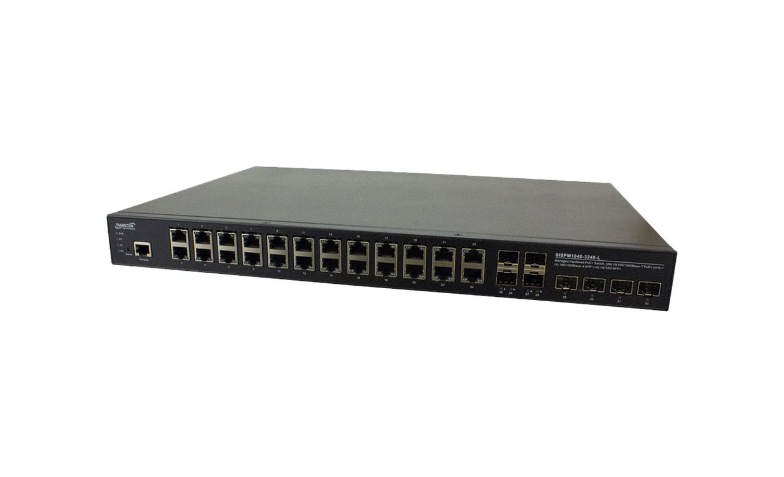 Lantronix SISPM1040-3248-L - switch - 24 ports - managed - rack
