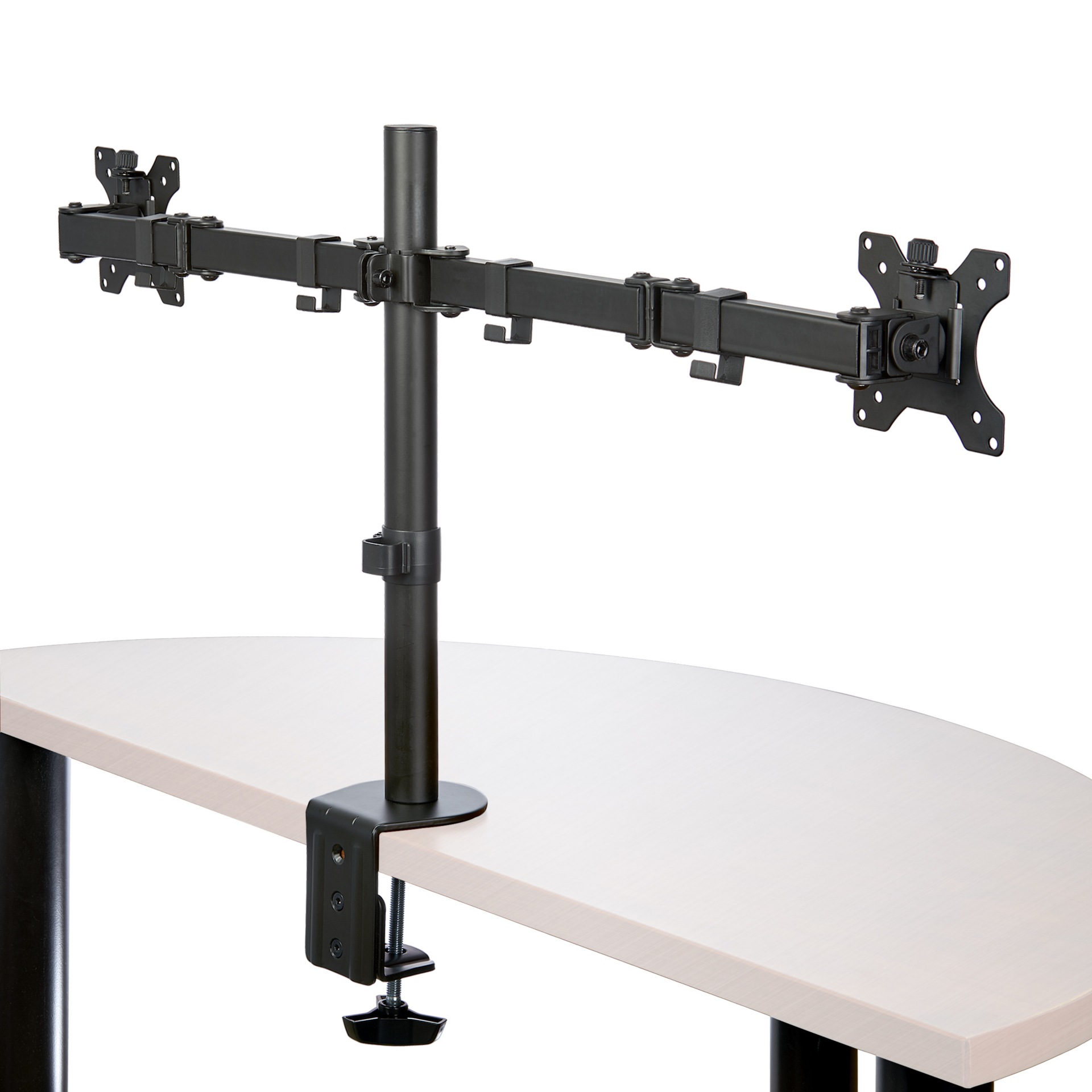 Thumbnail 2 of 17 for StarTech.com Desk Mount Dual Monitor Arm, Ergonomic VESA Compatible Mount for up to 32" (17.6lb/8kg) Display