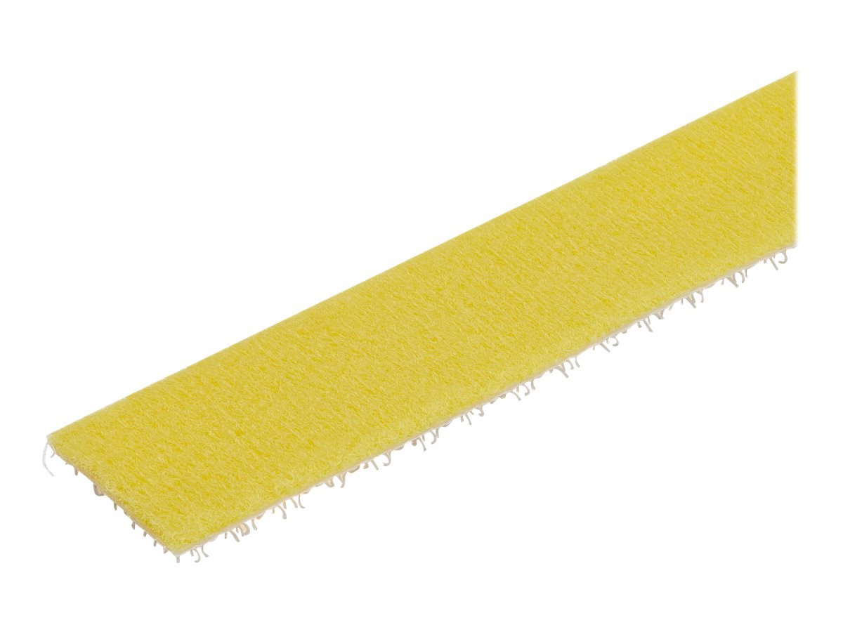 Thumbnail 4 of 7 for StarTech.com 25ft Hook and Loop Tape Roll Reusable Cable Ties/Wraps -Yellow
