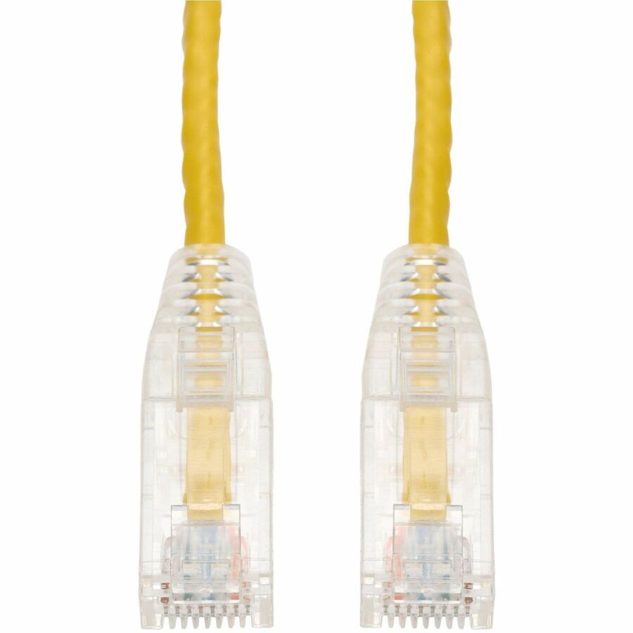 Proline 5ft Yellow CAT 6 Slim PVC Ethernet Cable Snagless Clear-Claw RJ ...