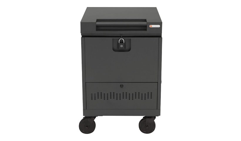 Bretford Cube Toploader Mini - cart - for 20 devices - charcoal