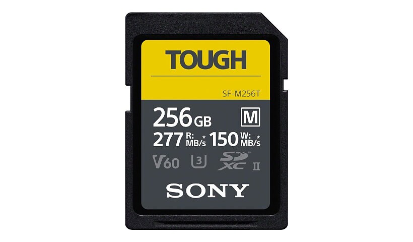 Sony SF-M Series Tough SF-M256T - flash memory card - 256 GB - SDXC UHS-II