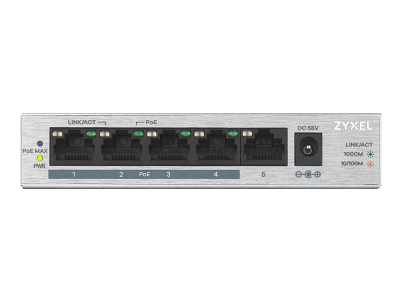 Zyxel GS1005HP - switch - 5 ports