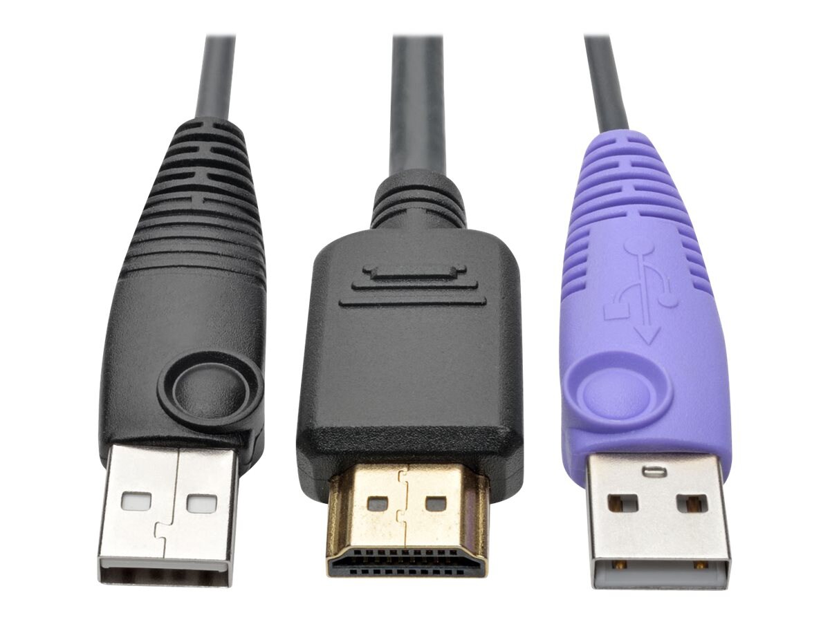 Tripp Lite HDMI USB Server Interface w/Virtual Media & CAC for B064 KVMs TAA - rallonge écran-clavier-souris/USB - Conformité TAA