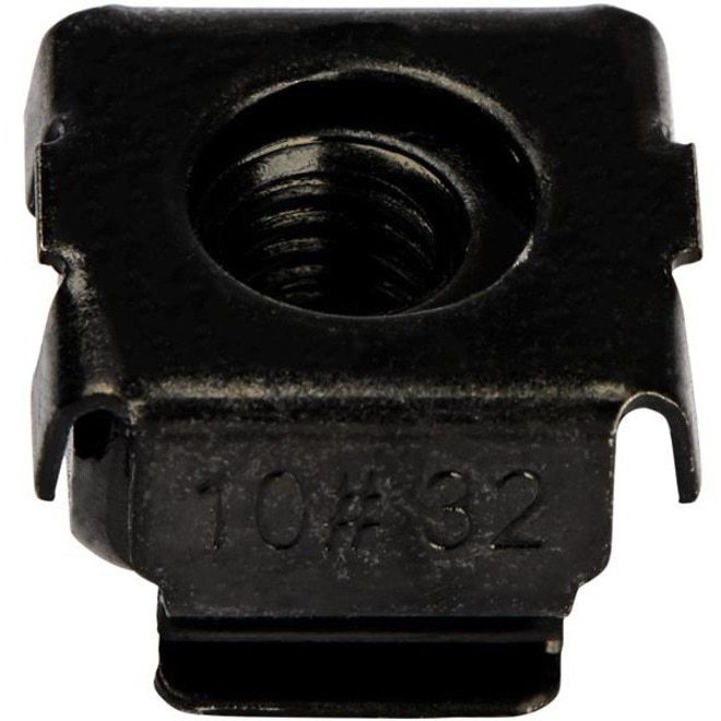 StarTech.com 10-32 Cage Nuts - 50 Pack - Rack Mount Clip Nuts - For Square