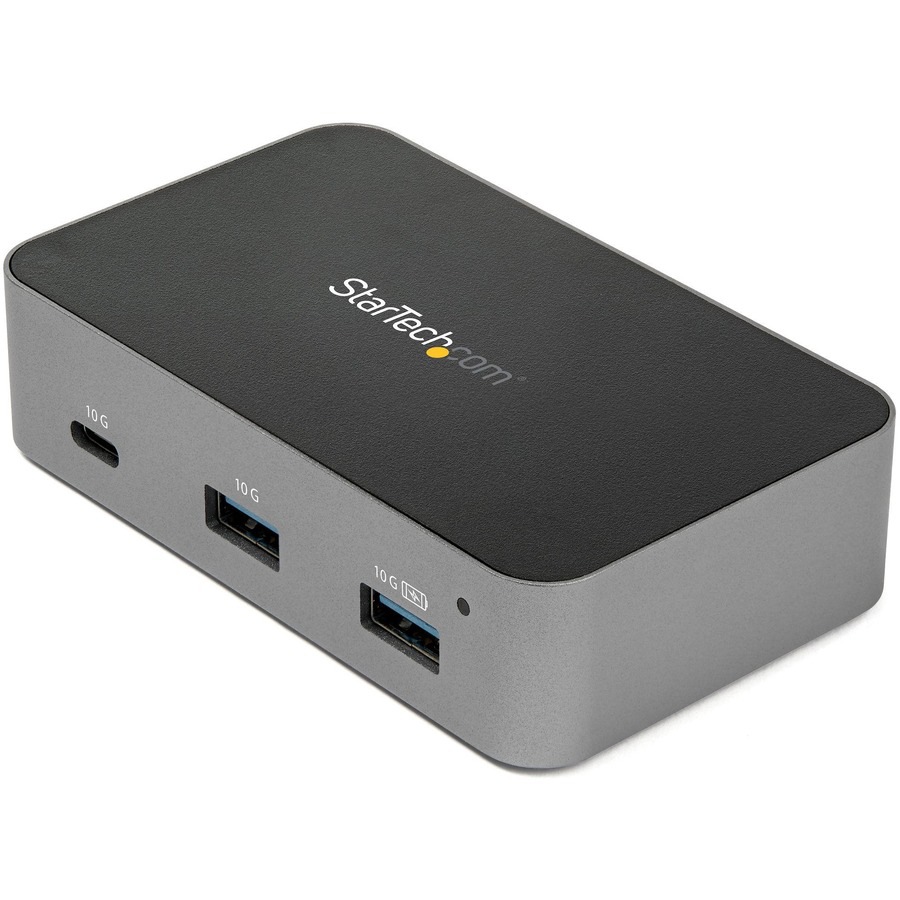 StarTech.com 3 Port USB C 3,1 Gen 2 Hub with Ethernet Adapter - 10Gbps USB Type C to 2x USB-A 1x USB-C - Powered Hub w/