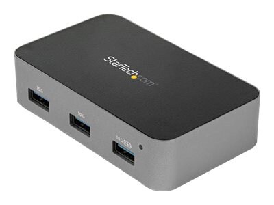StarTech.com 4 Port USB C Hub 10Gbps, USB-C to 4x USB Type-A - Self Powered