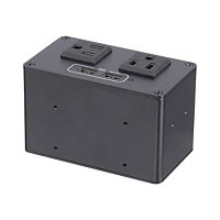 StarTech.com Power Outlet Module for Conference Table Connectivity Box - 2x AC Power and 2x USB-A - Power and Charging
