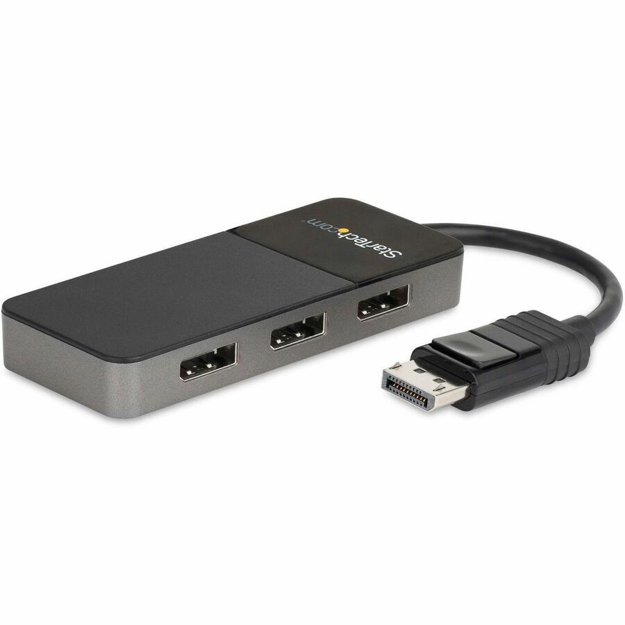 StarTech.com 3-Port DisplayPort 1.4 Splitter Adapter, DP to 3x DP Multi-Mon