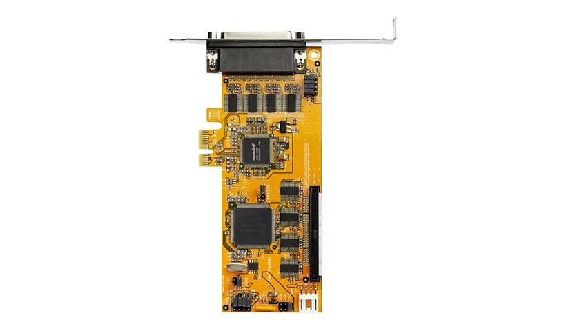 StarTech.com 8-Port PCI Express RS232 Serial Adapter Card -PCIe to Serial DB9 Controller 16C1050 UART - Low Profile -