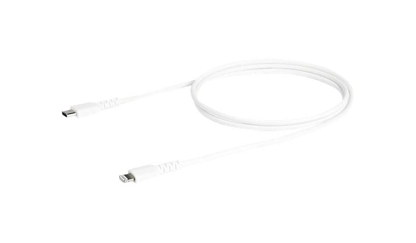 StarTech.com 3ft/1m Durable USB-C to Lightning Cable MFi Certified - White