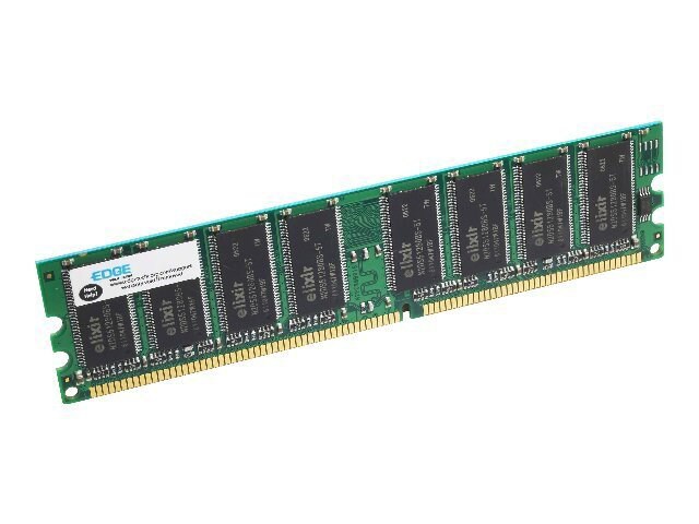 EDGE DDR - module - 1 GB - DIMM - MHz / PC3200 - unbuffered - PE195069 - Computer Memory CDW.com