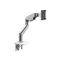 Humanscale M8.1 - mounting kit - for monitor - polished aluminum with white trim