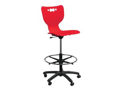 MooreCo Hierarchy - stool - red