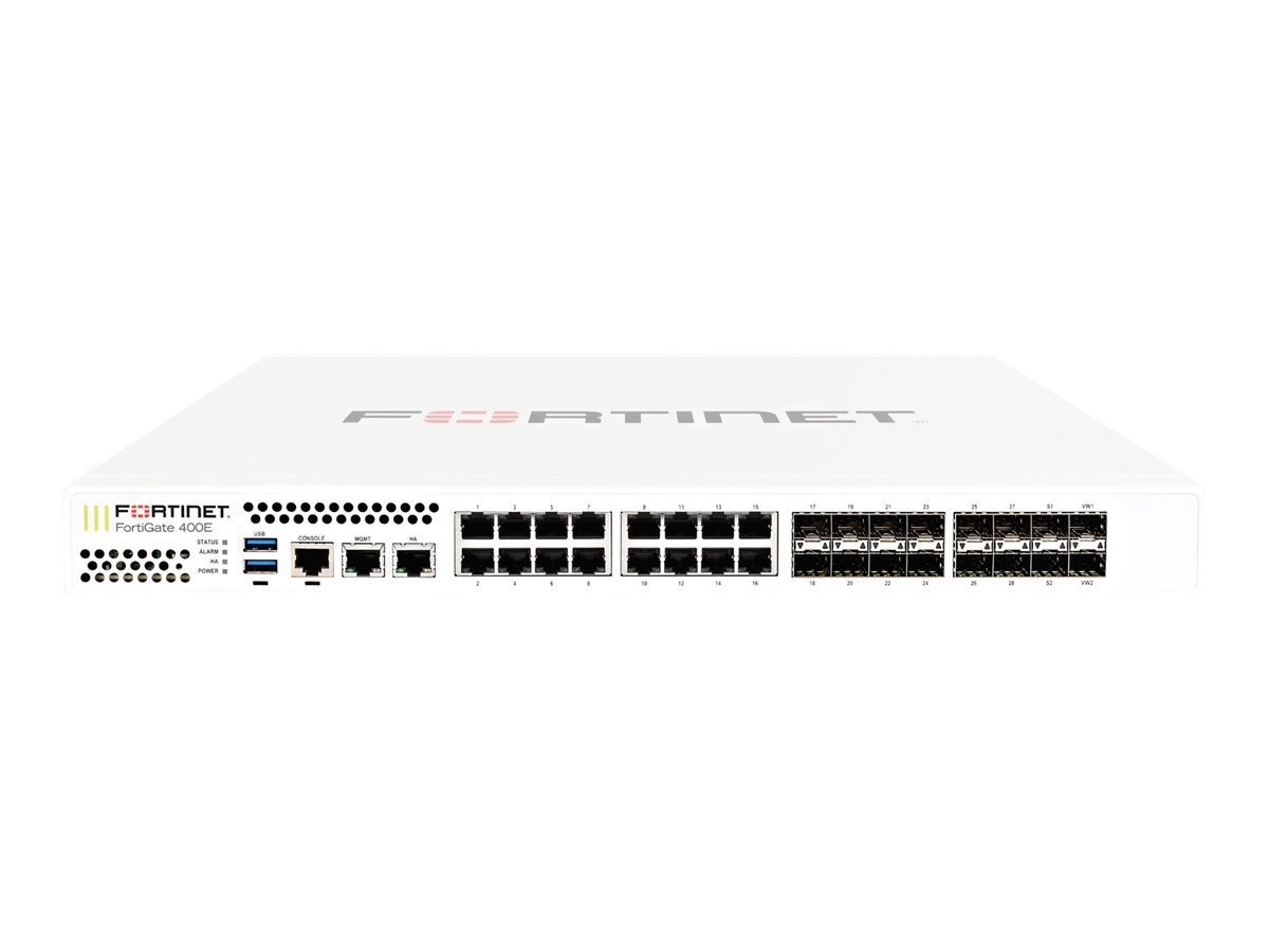 Fortinet FortiGate 400E - UTM Bundle - security appliance - with 5 years FortiCare 24X7 Service + 5 years FortiGuard