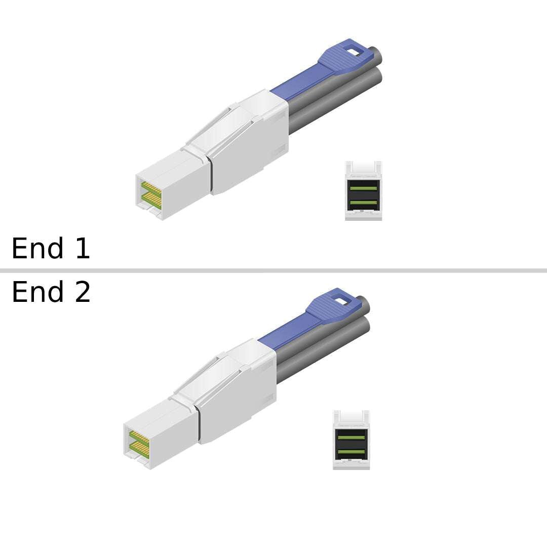 NetApp SAS external cable - 1.6 ft