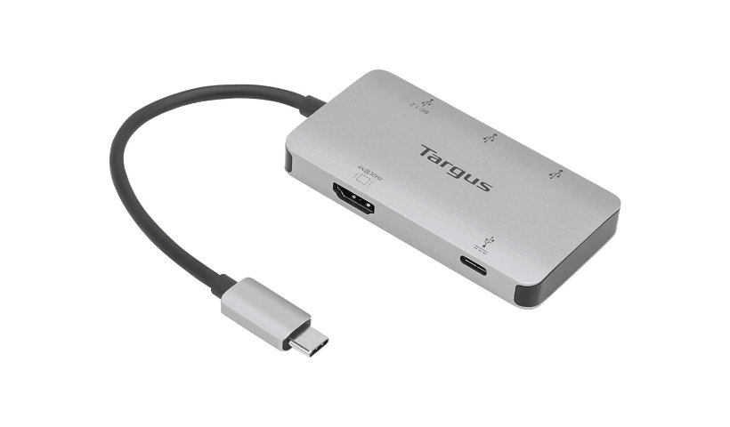 Targus USB-C Multi-Port Single Video 4K HDMI Adapter with 100W PD Pass-Thro