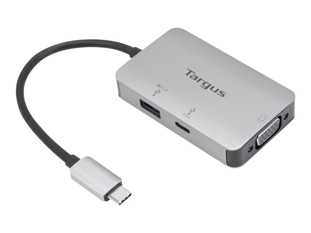 Targus USB-C Multi-Port Single Video VGA Adapter with 100W PD Pass-Through