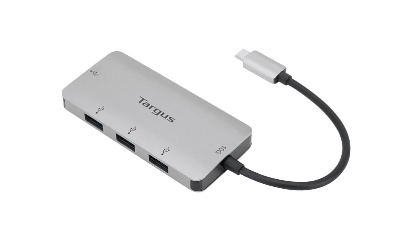 Targus USB-C Multi-Port Hub with 4x USB-A ports, 10G - hub - 4 ports