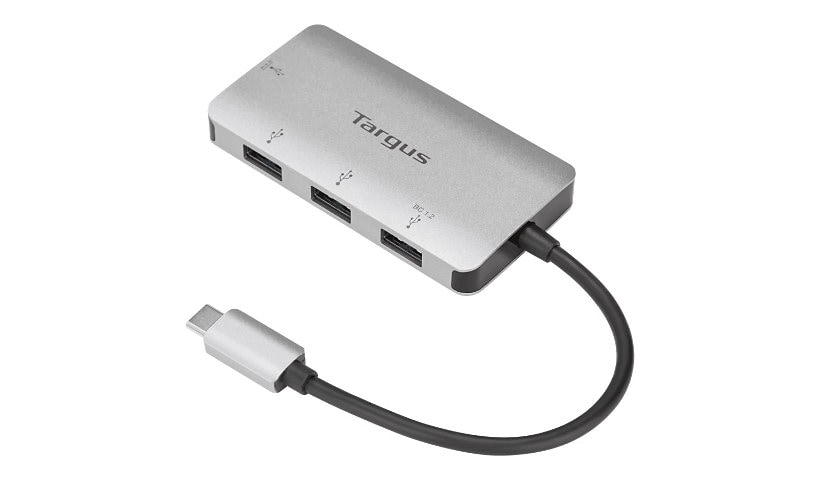 Targus USB-C Multi-Port Hub with 3x USB-A ports and USB-C data / 100W PD Pass-Thru - hub - 4 ports
