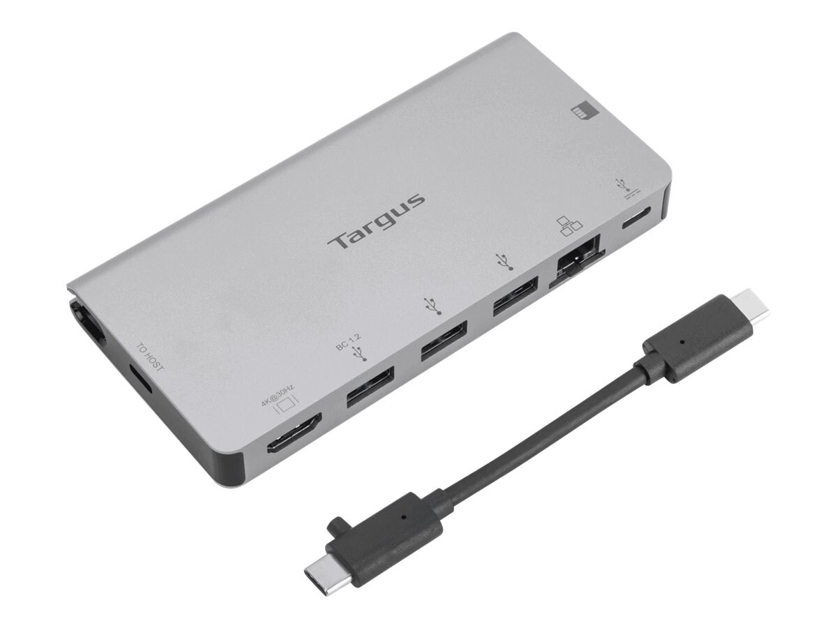 Thumbnail 2 of 10 for Targus USB-C DP Alt Mode Single Video 4K HDMI Docking Station with Card Rea