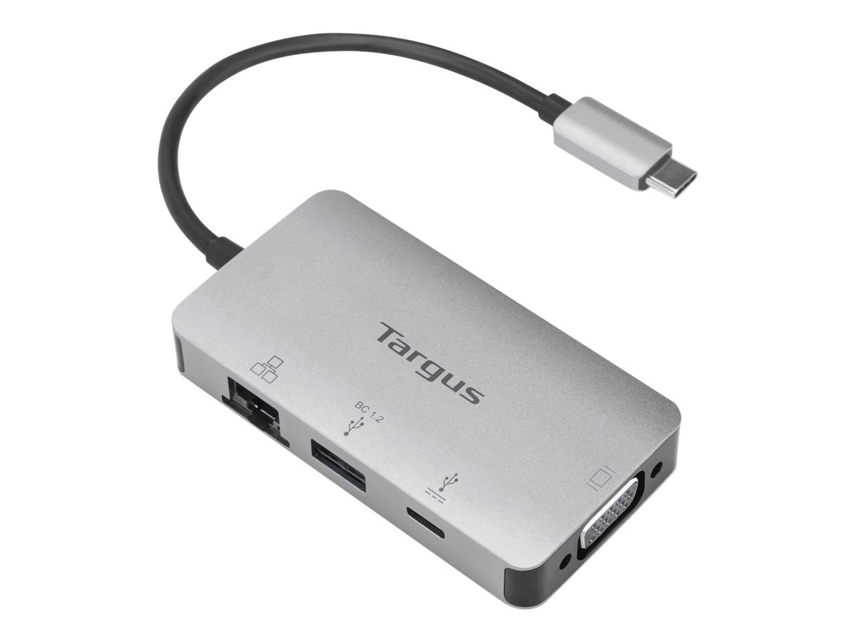 Targus USB-C DP Alt Mode Single Video VGA Docking Station with 100W PD Pass