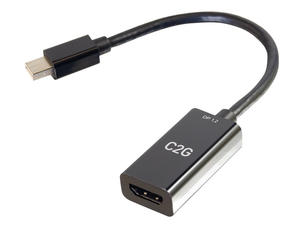 C2G Mini DisplayPort to HDMI Passive Adapter - Black - M/F - adapter - DisplayPort / HDMI - 8 in