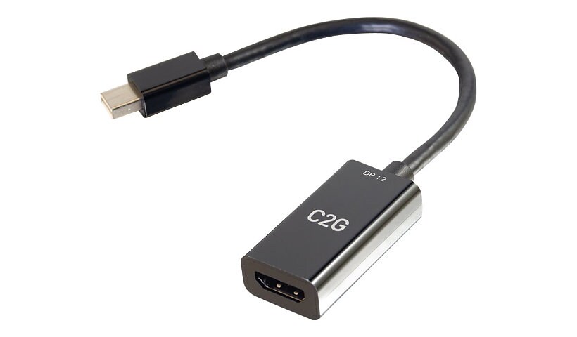 C2G 8in Mini DisplayPort to HDMI Adapter - 4K - Passive - Black - video ada