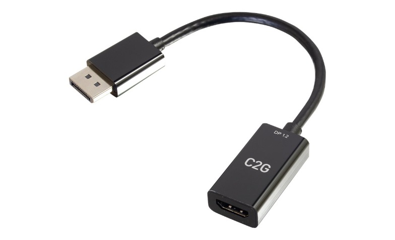 C2G 8in DisplayPort to HDMI Adapter DP to HDMI Adapter